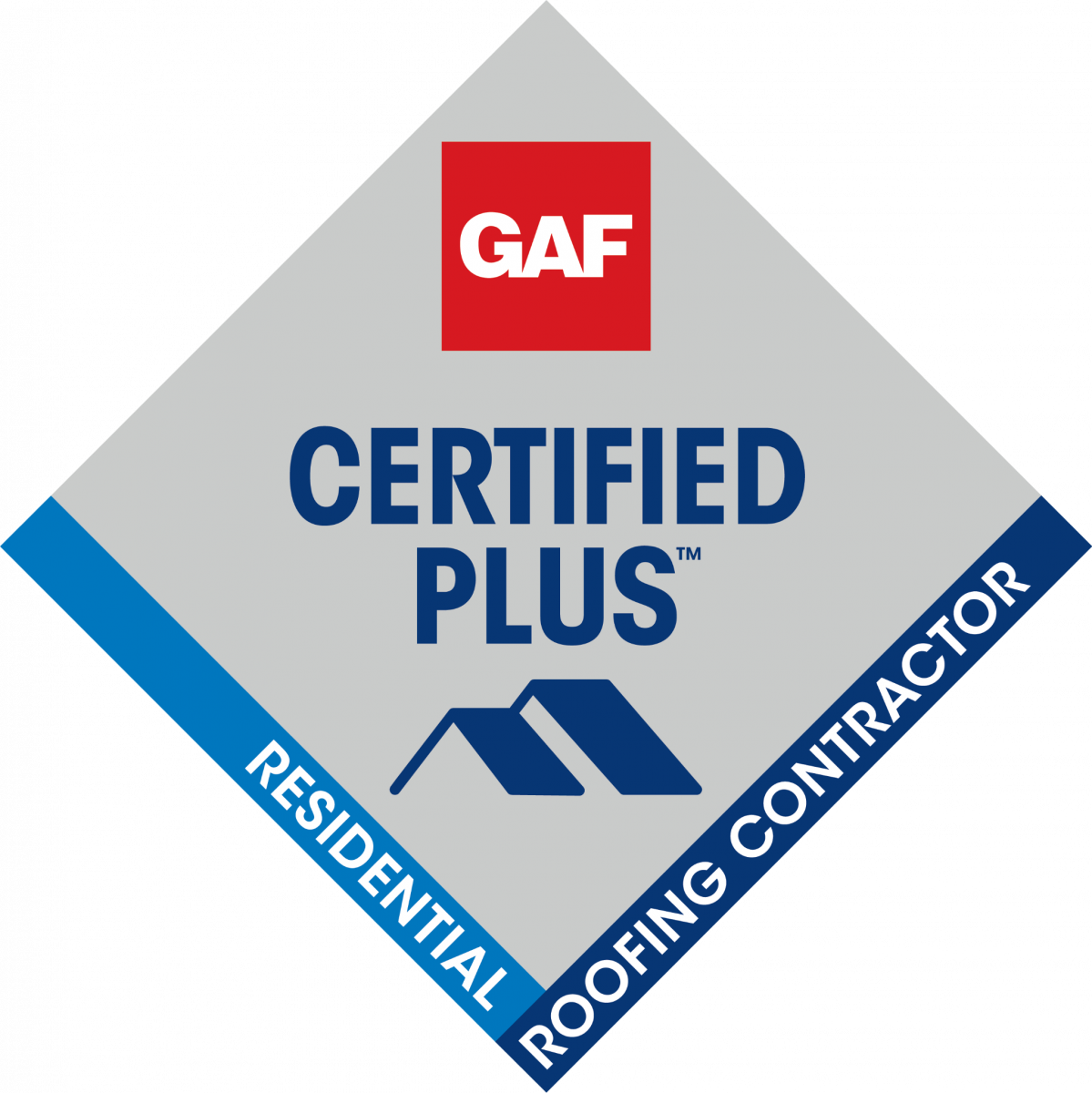 GAF Certified Residential Roofing Contractor logo